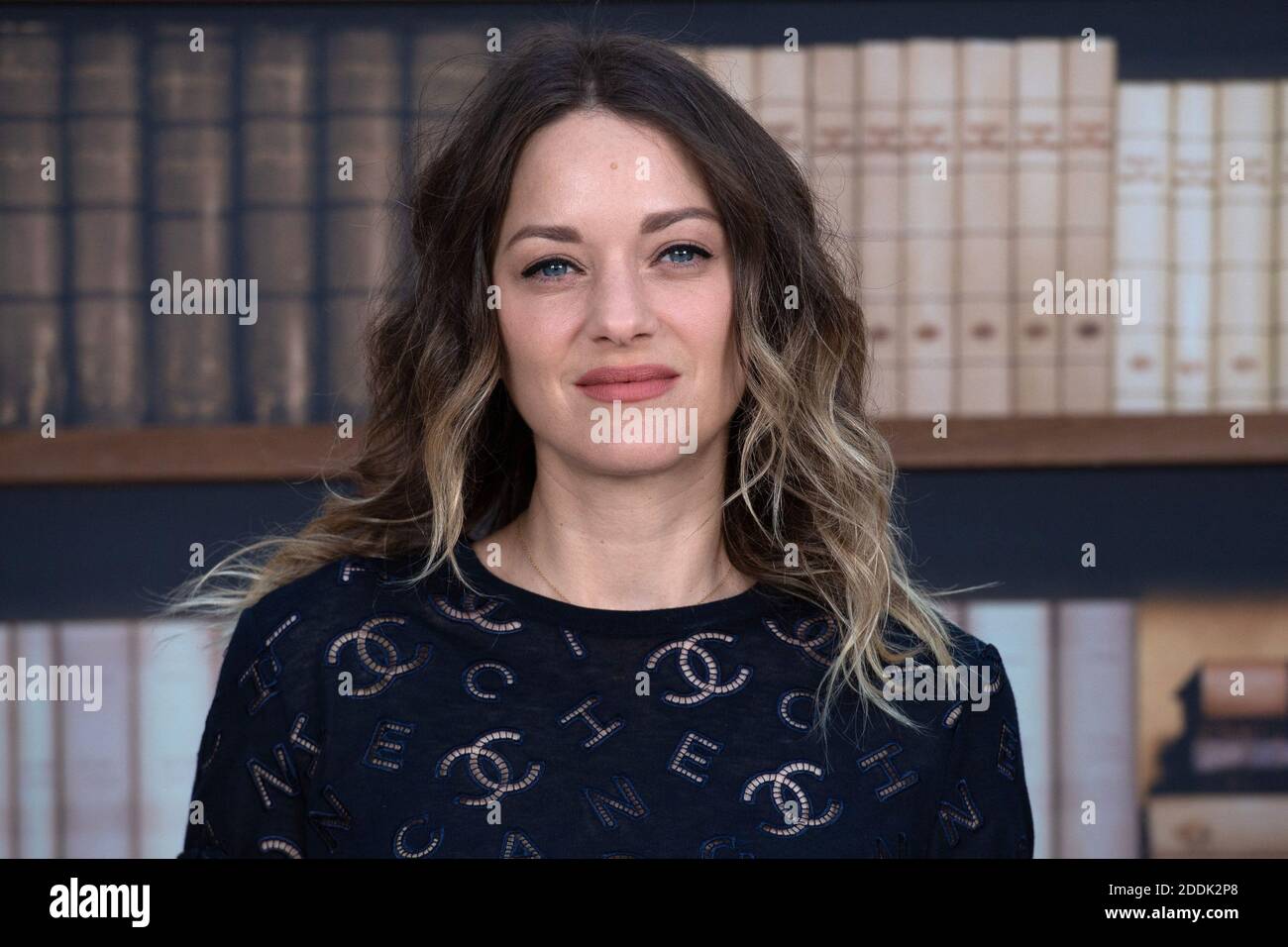 Marion Cotillard attending the Chanel show as part Paris Haute Couture ...