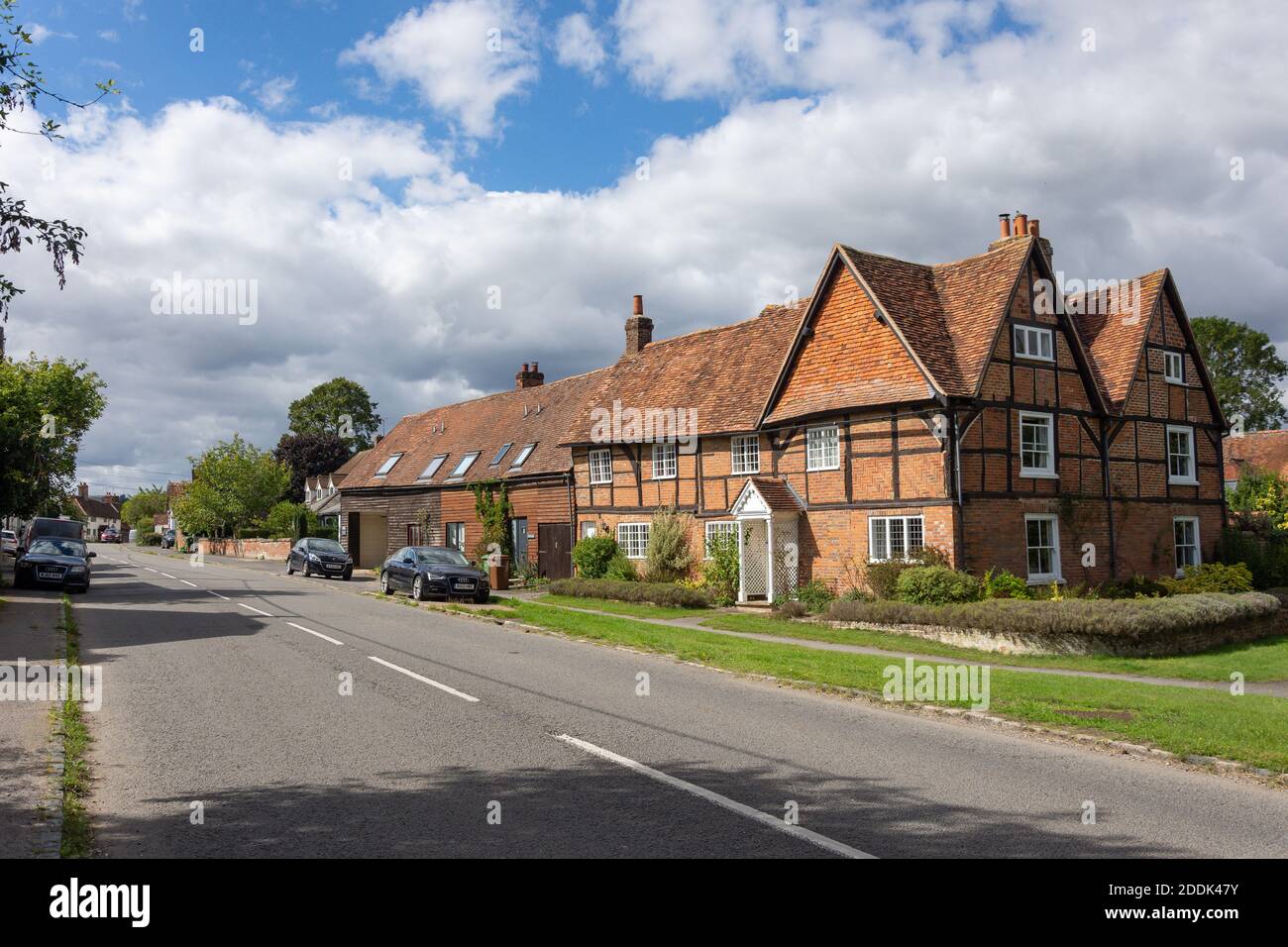 Period houses, London Road, Blewbury, Oxfordshire, England, United