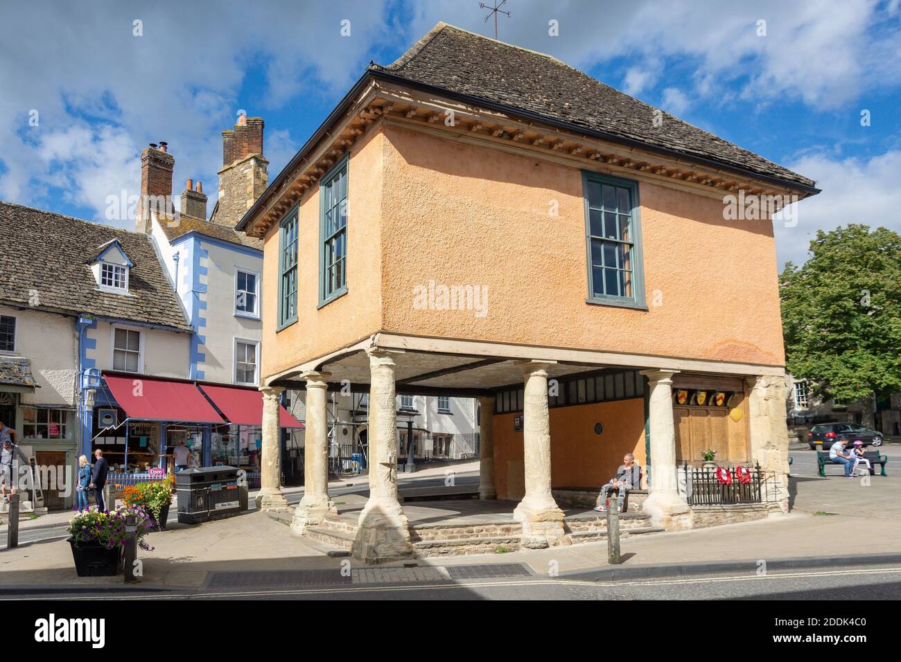 The Old Town Hall, Market Place, Faringdon, Oxfordshire, England, United Kingdom Stock Photo