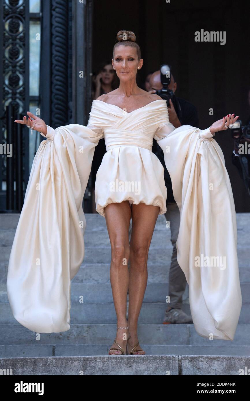 Celine Dion attending the Alexandre Vauthier show as part Paris Haute  Couture Fall/Winter 2019/2020 in Paris, France on July 02, 2019. Photo by  Aurore Marechal/ABACAPRESS.COM Stock Photo - Alamy