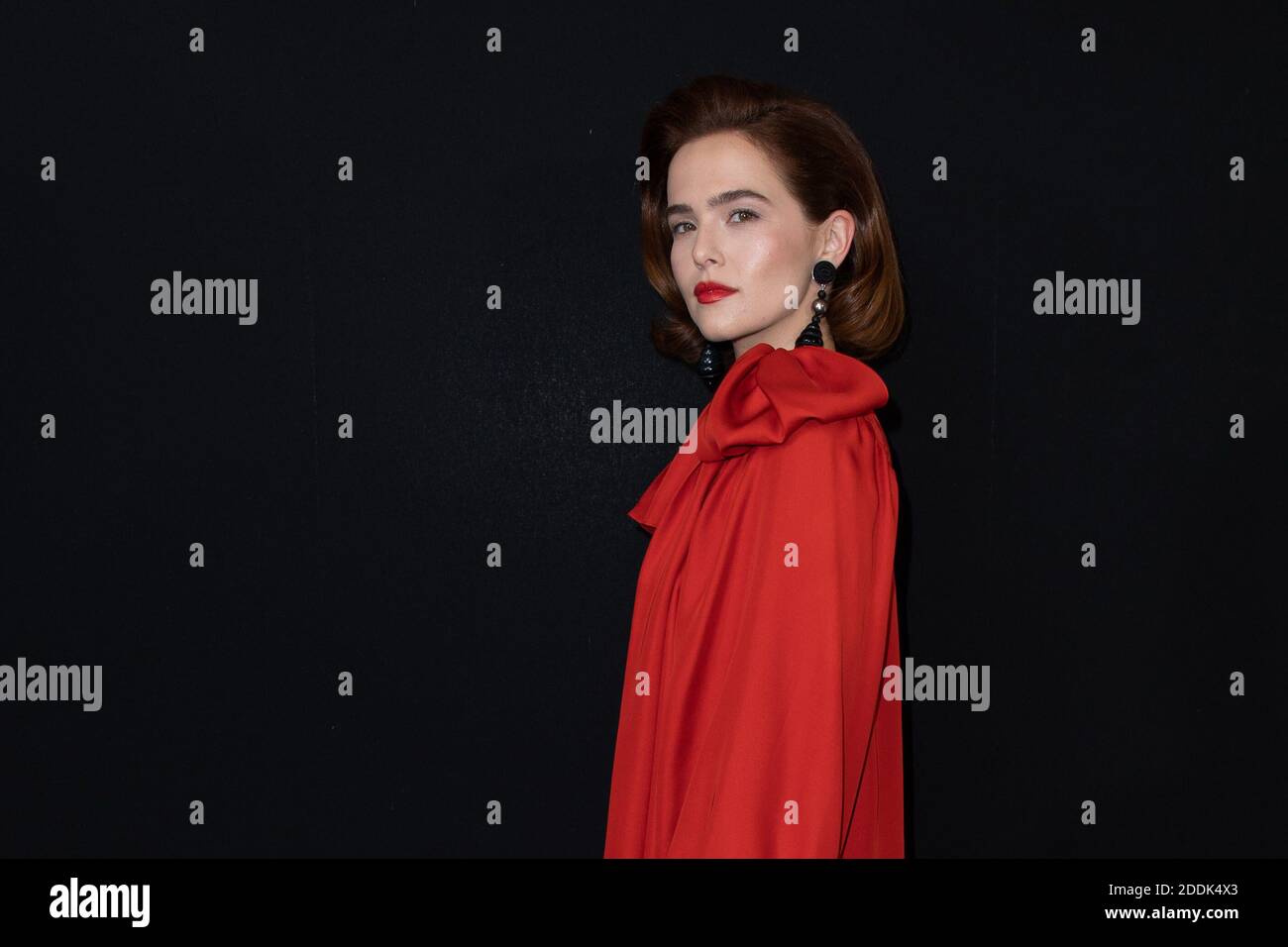 Zoey Deutch attending the Giorgio Armani Prive show as part Paris Haute
