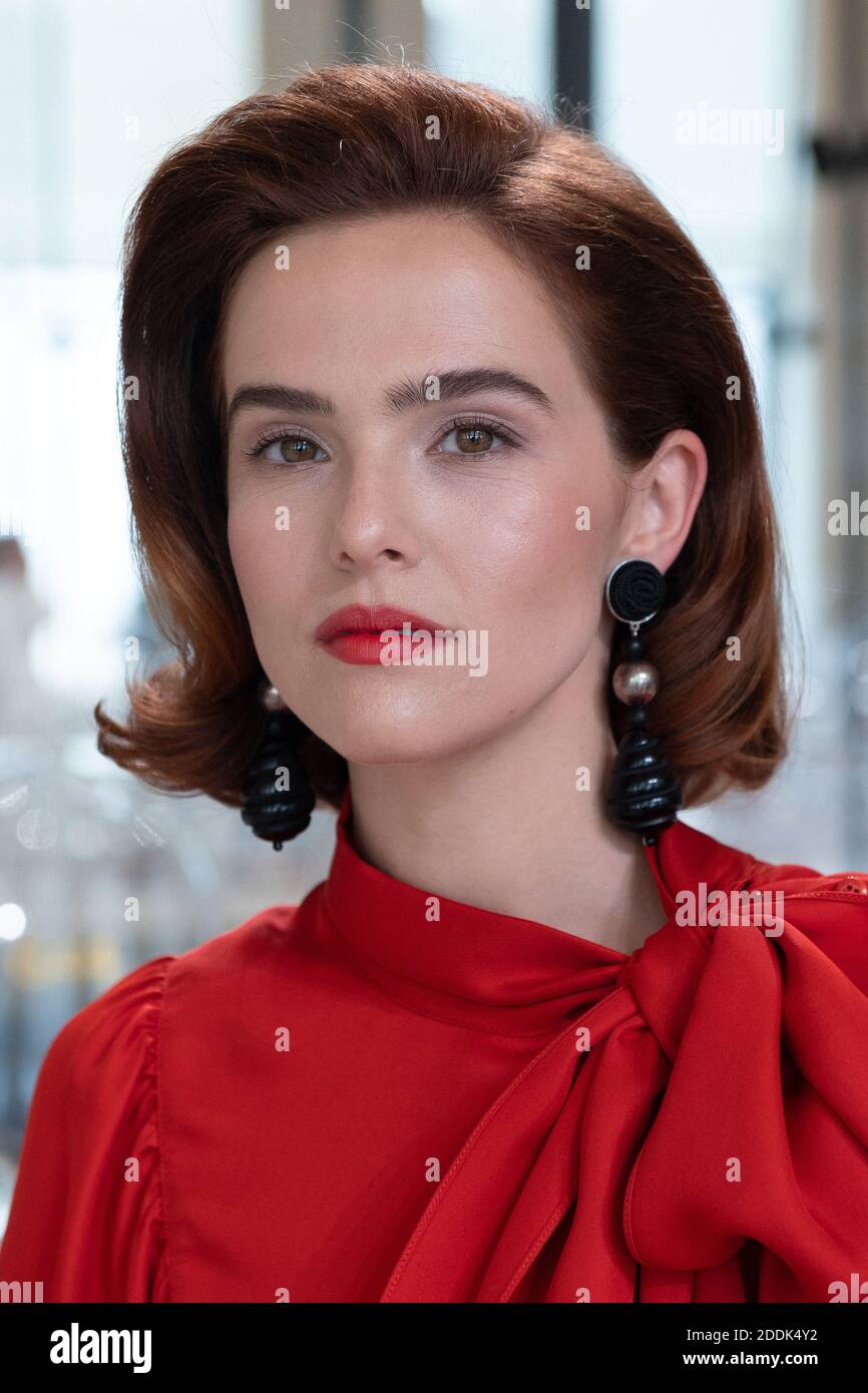 Zoey Deutch attending the Giorgio Armani Prive show as part Paris Haute