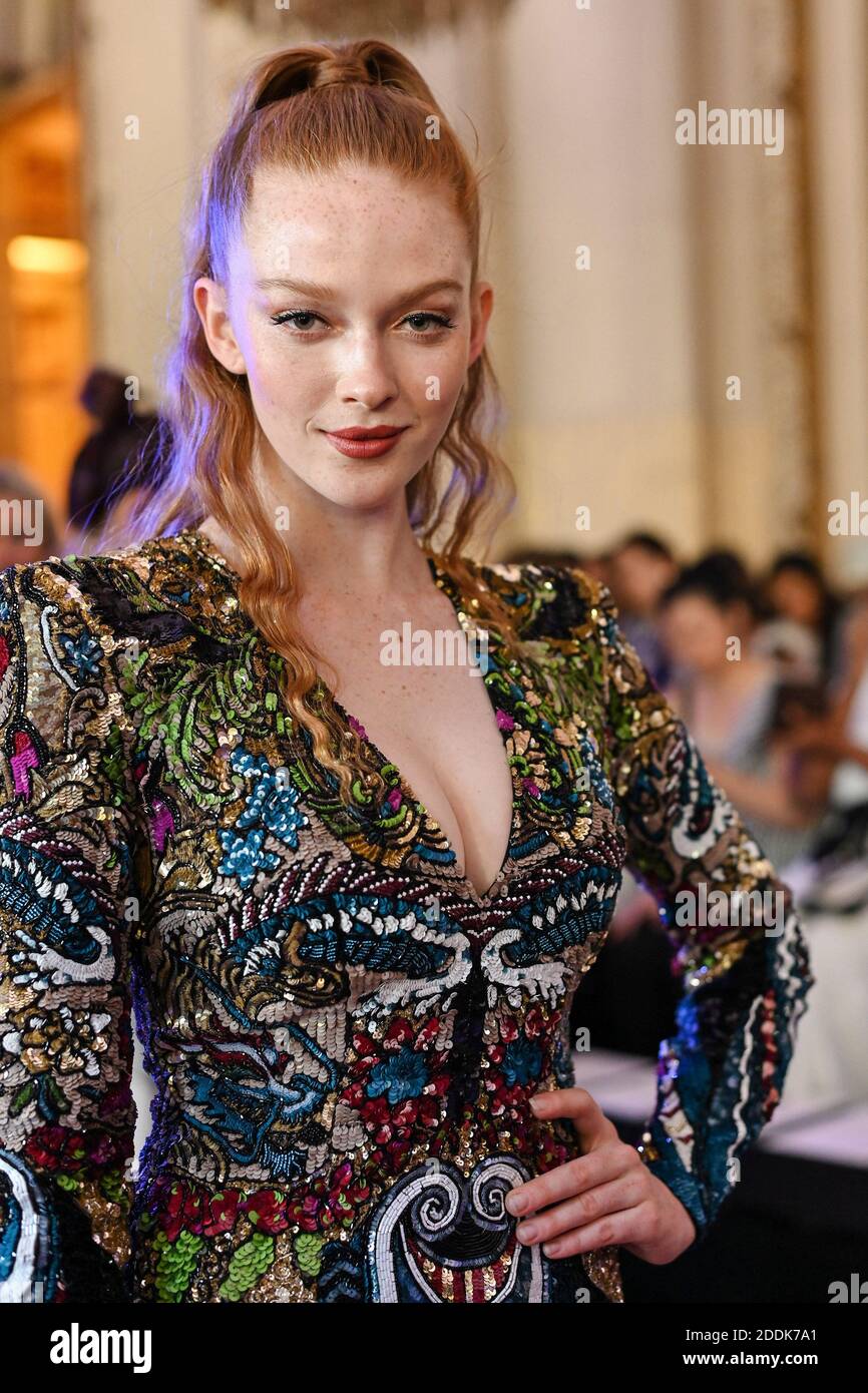 Larsen Thompson attends the Zuhair Murad Haute Couture Fall/Winter 2019