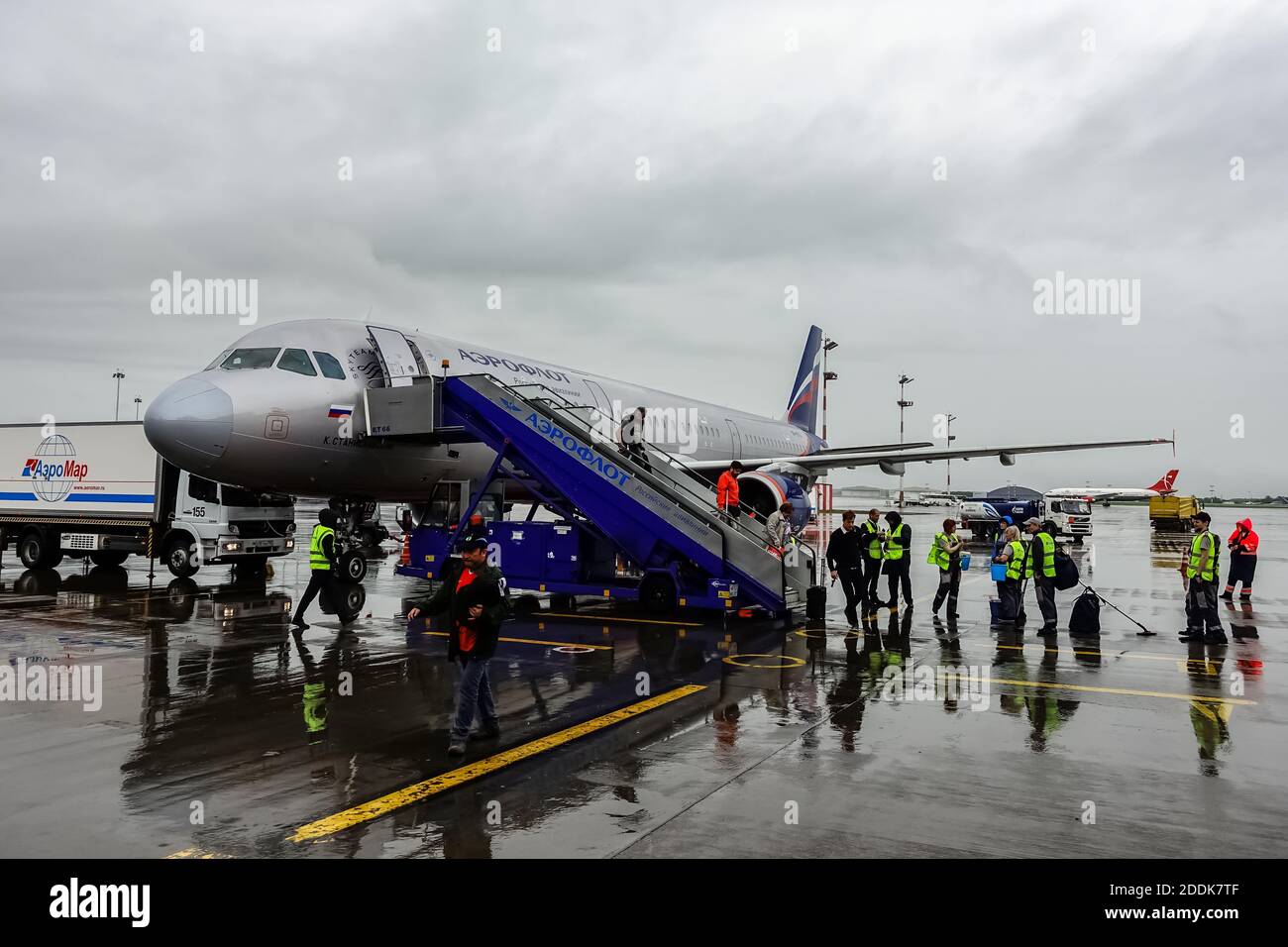 Aeroflot Russian Airlines Airbus A320 airplane Stock Photo