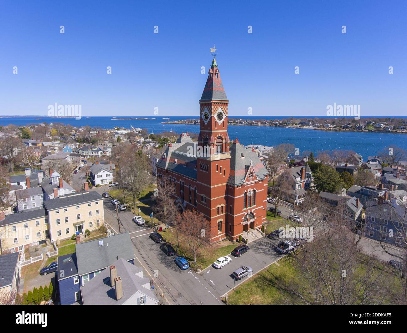 Abbott Hall, built in 1876, is located at 188 Washington Street and now is town hall of