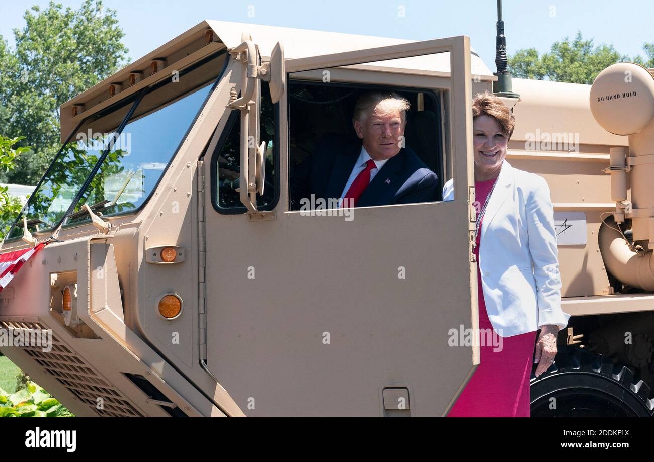 Lockheed Martin Trump July 15, 2019 - Washington, DC, United States: United States President ...
