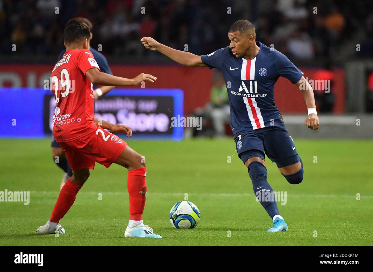 Paris Saint-Germain's Kylian Mbappé during the Ligue 1 Paris Saint ...