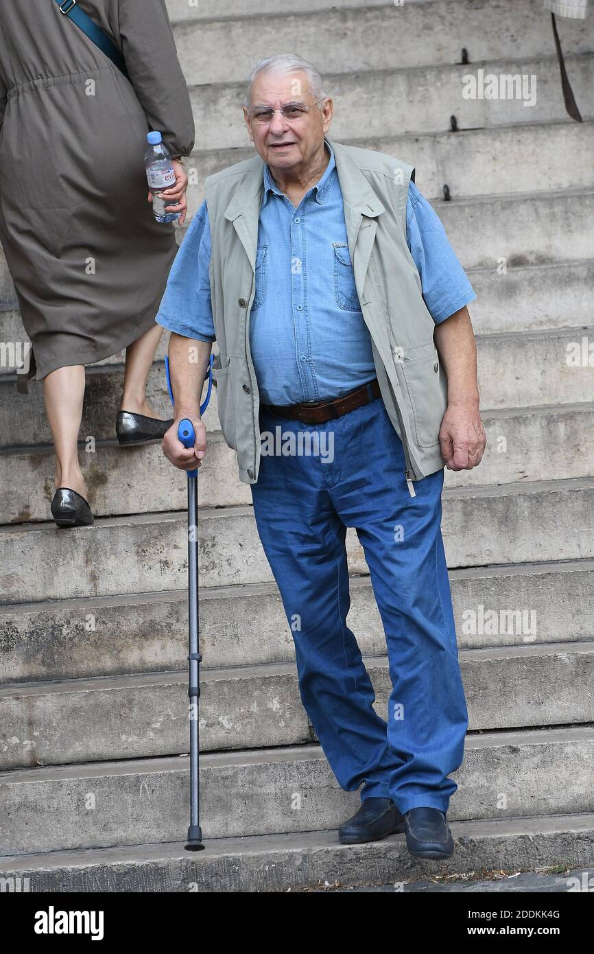 Henri Guybet attending the funeral ceremony of French director Jean-Pierre Mocky, (who died at 90 on Aug 8) at Saint-Sulpice church in Paris, France on August 12, 2019. Photo by ABACAPRESS.COM Stock Photo