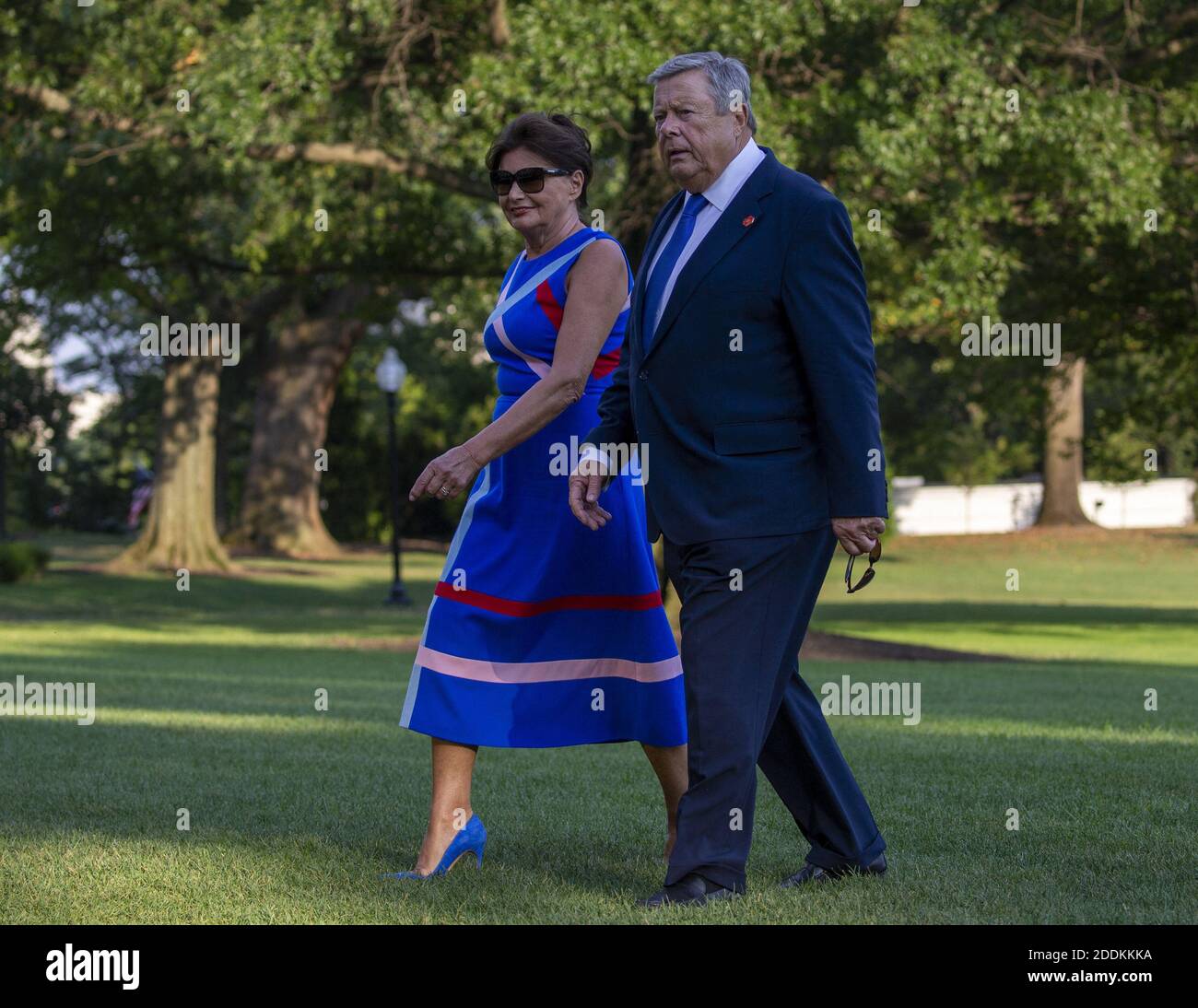 Amalija Knavs and Viktor Knavs, the parents of first lady Melania