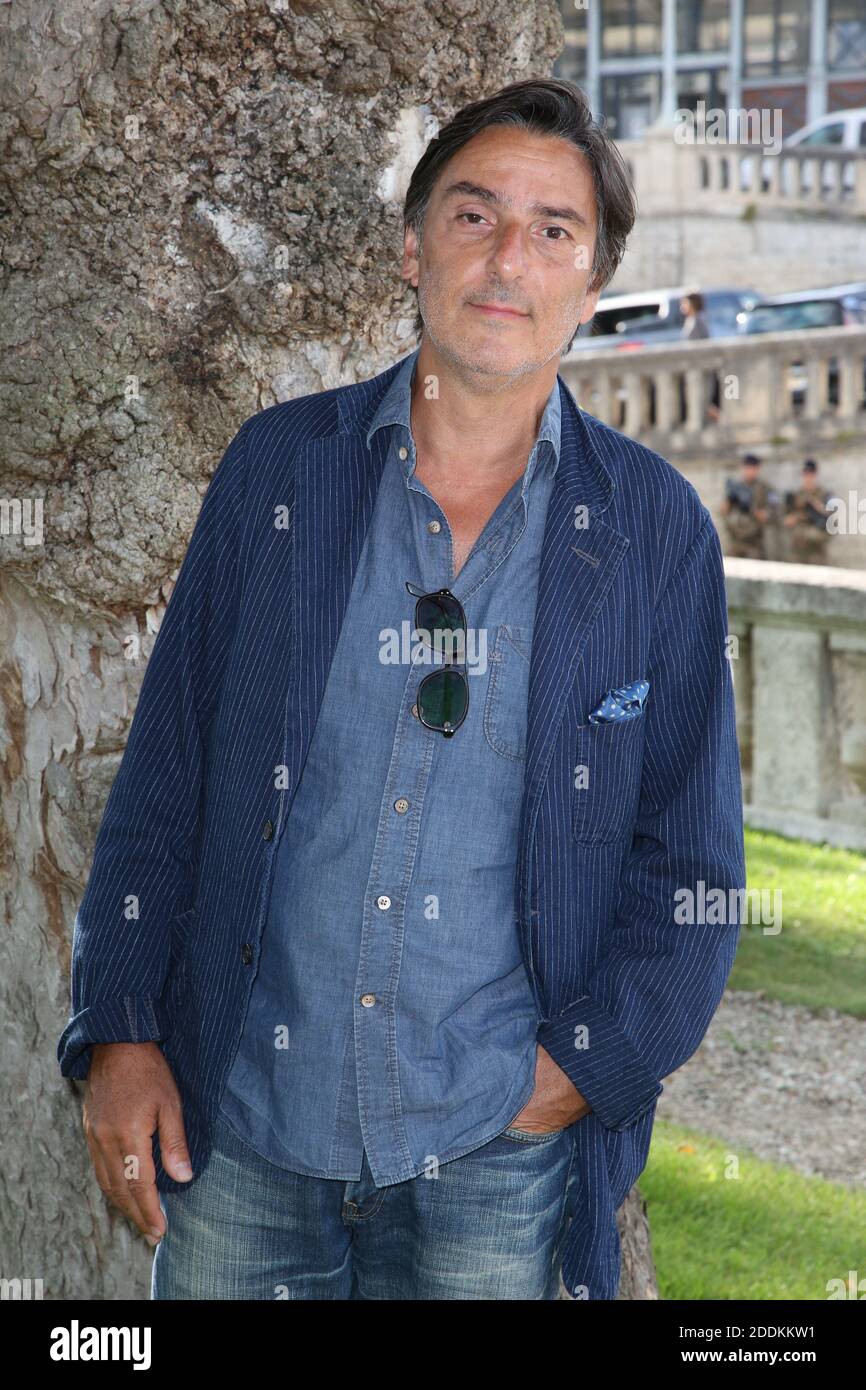 Yvan Attal seen at the Mon Chien Stupide Photocall as part of the 12th Angouleme Film Festival in Angouleme, France on August 20, 2019. Photo by Jerome Domine/ABACAPRESS.COM Stock Photo