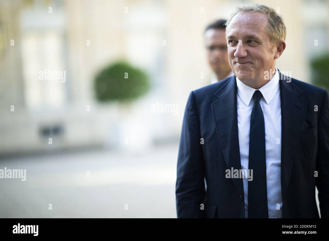 French luxury group Kering CEO FrancoisHenri Pinault at the Elysee