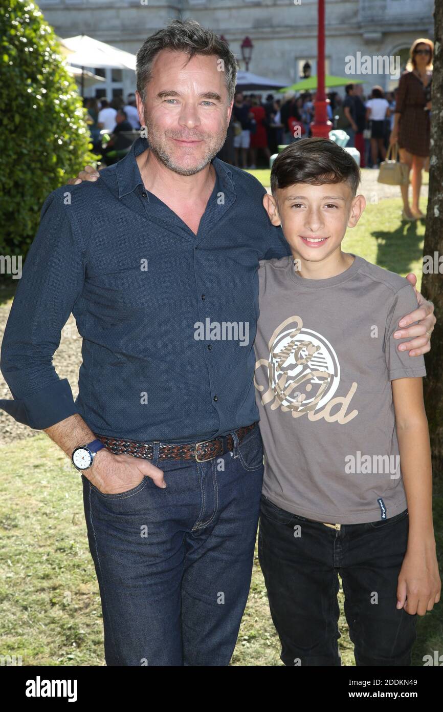 Guillaume de Tonquedec and Piti Puia attend Place des Victoires Photocall  as part of the 12th