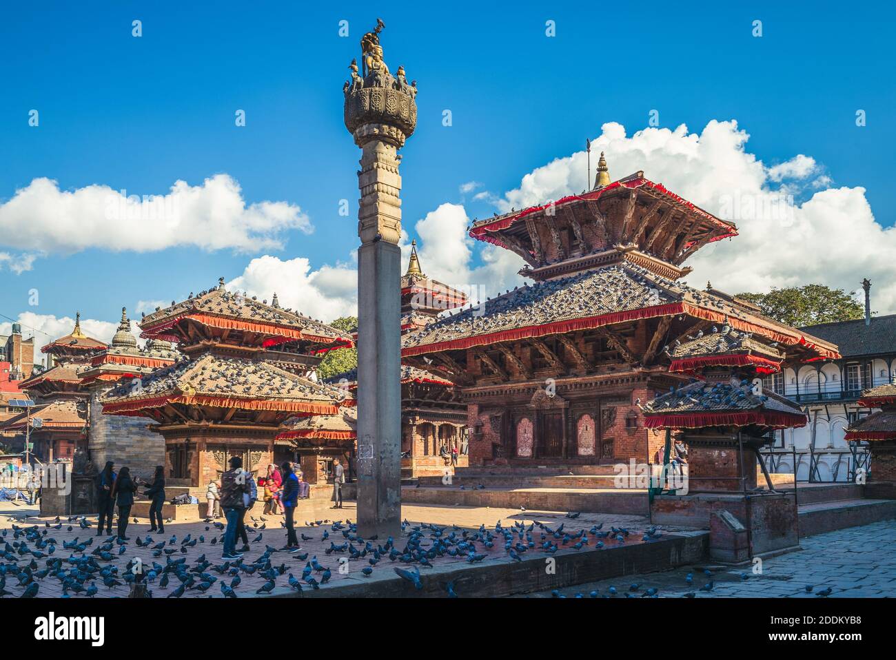 Degutaleju Temple at Kathmandu Durbar Square, nepal Stock Photo