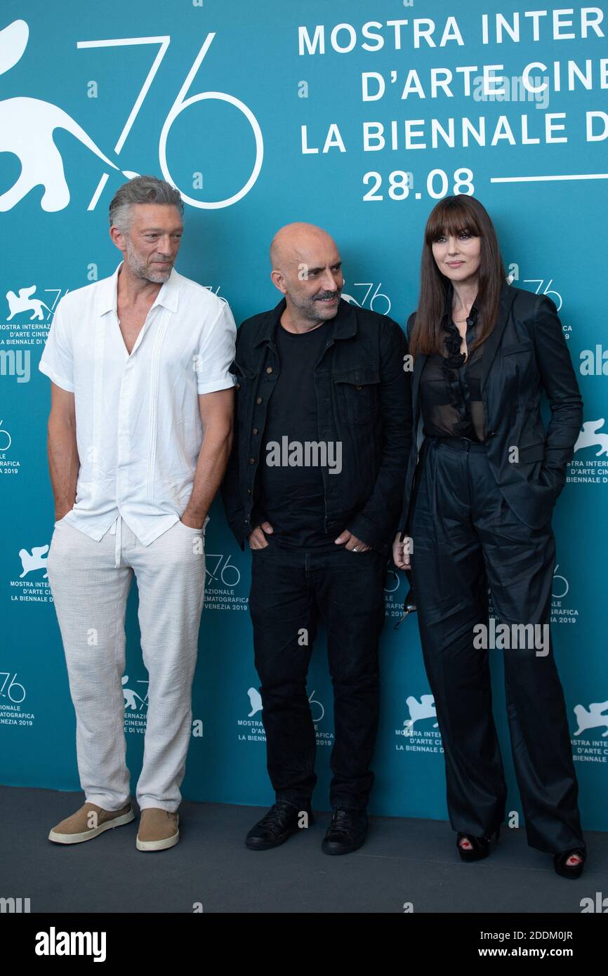 Vincent Cassel, Gaspar Noe and Monica Bellucci attending the