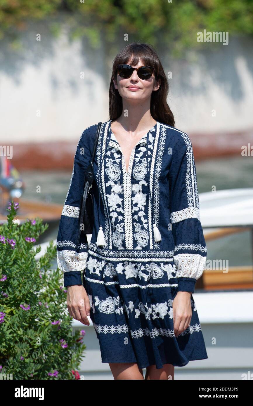 Annabelle Belmondo arriving at the Excelsior as part of the 76th Venice