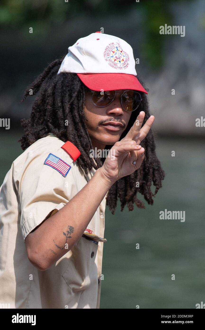 Luka Sabbat arriving at the Excelsior as part of the 76th Venice Internatinal Film Festival (Mostra) on September 01, 2019. Photo by Aurore Marechal/ABACAPRESS.COM Stock Photo