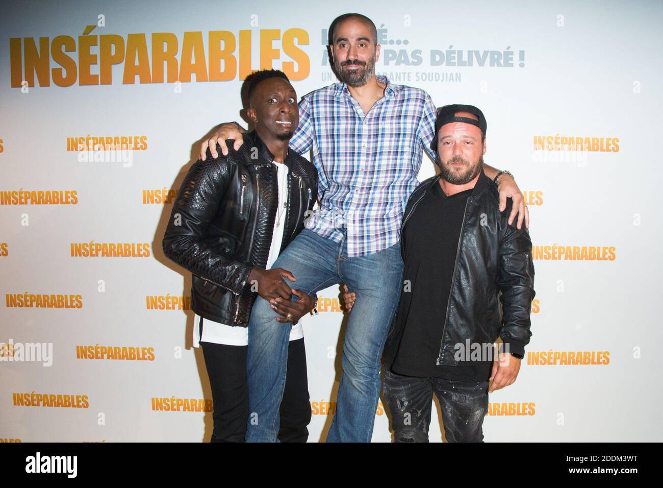 Ahmed Sylla, Varante Soudjian and Alban Ivanov attends the 'Inseparables' Paris Film Premiere At Ahmed Sylla, Varante Soudjian and Alban Ivanov attends the 'Inseparables' Paris Film Premiere At