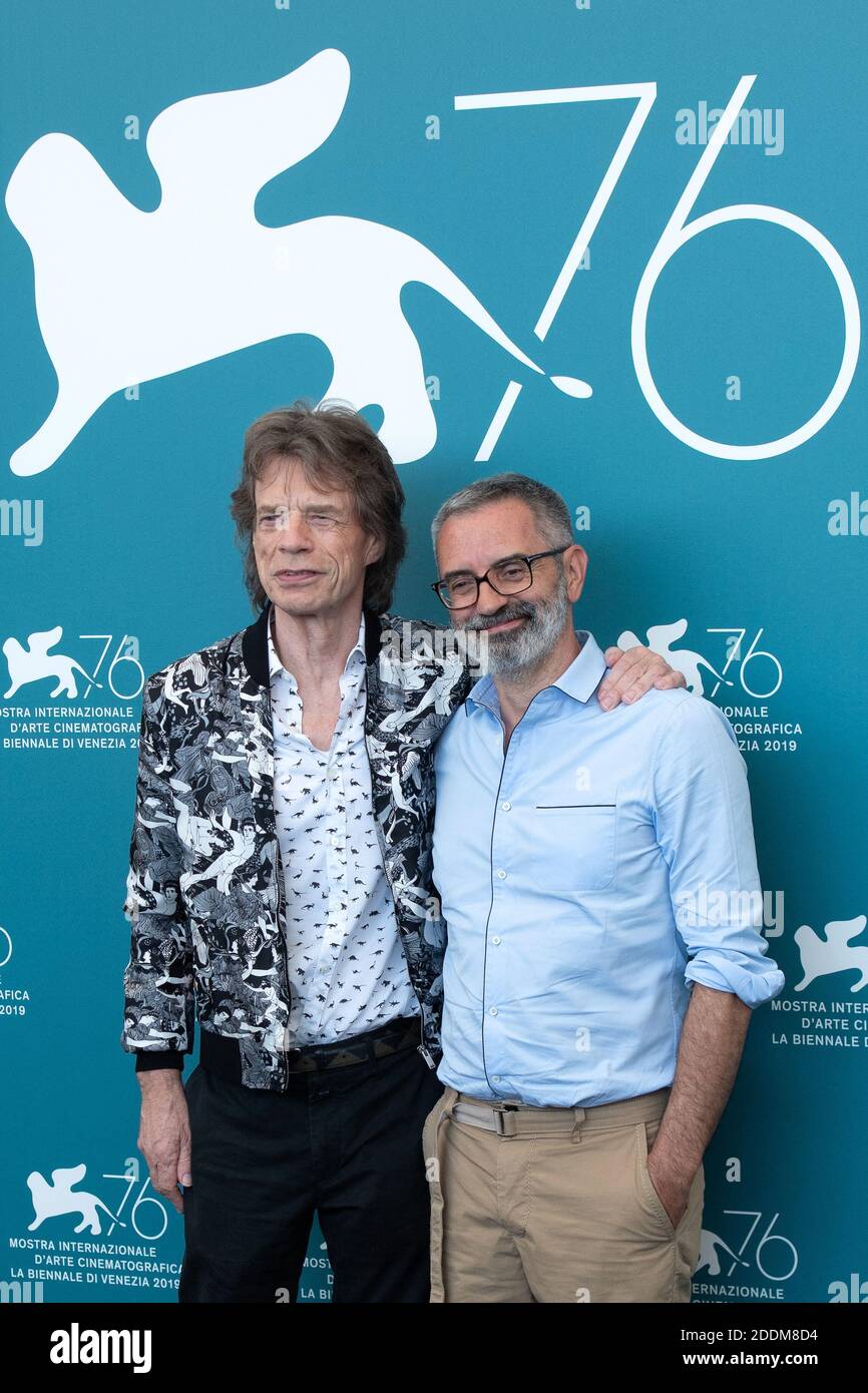 Hal Jagger Mick Jagger and Giuseppe Capotondi attending The Burnt Orange Heresy ...