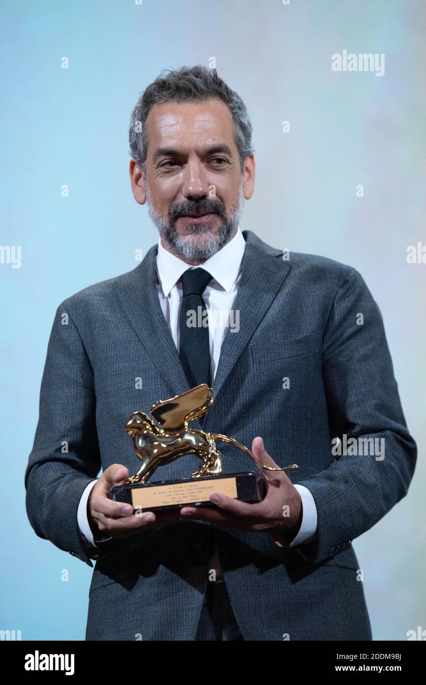 Todd Phillips receive the Golden Lion for Best Film Award for Joker