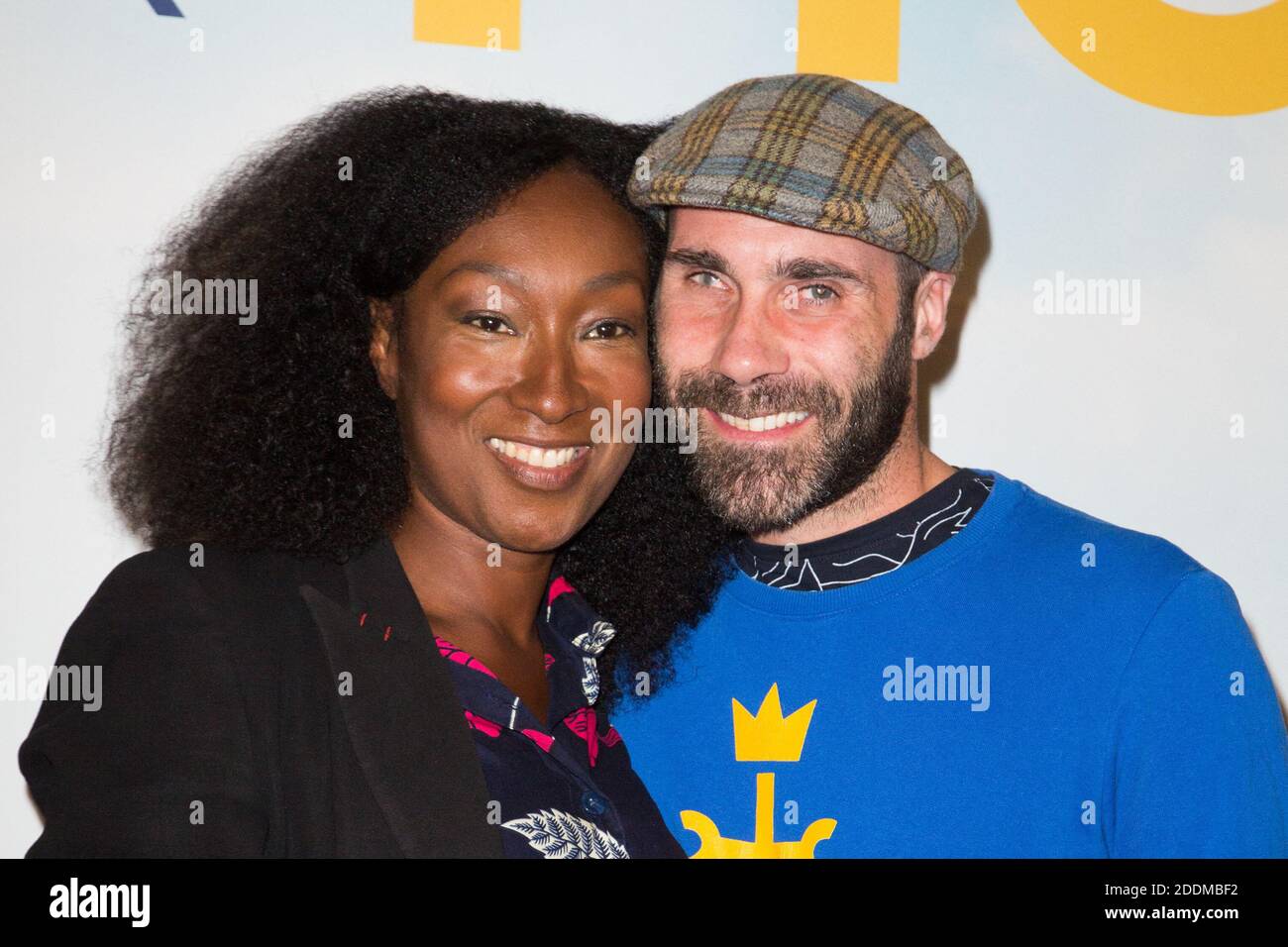 Nadege Beausson Diagne and her Husband Geoffroy Jeff Tekeyan attends