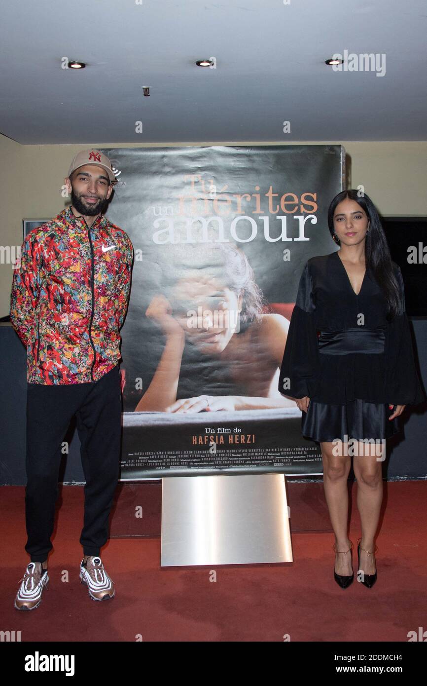 Exclusive Luka Jevisjevisser Et Hafsia Herzi Participent A La Premiere Du Film Tu Merites Un Amour Au Cinema Ugc Cine Cite Les Halles A Paris France Le 10 Septembre 19 Photo By