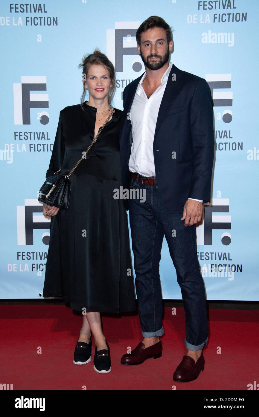 Margot Bancilhon And Guillaume Labbe Attending A Photocall As Part Of The 21st Festival Of Tv Fiction At La Rochelle France On September 14 2019 Photo By Aurore Marechal Abacapress Com Stock Photo