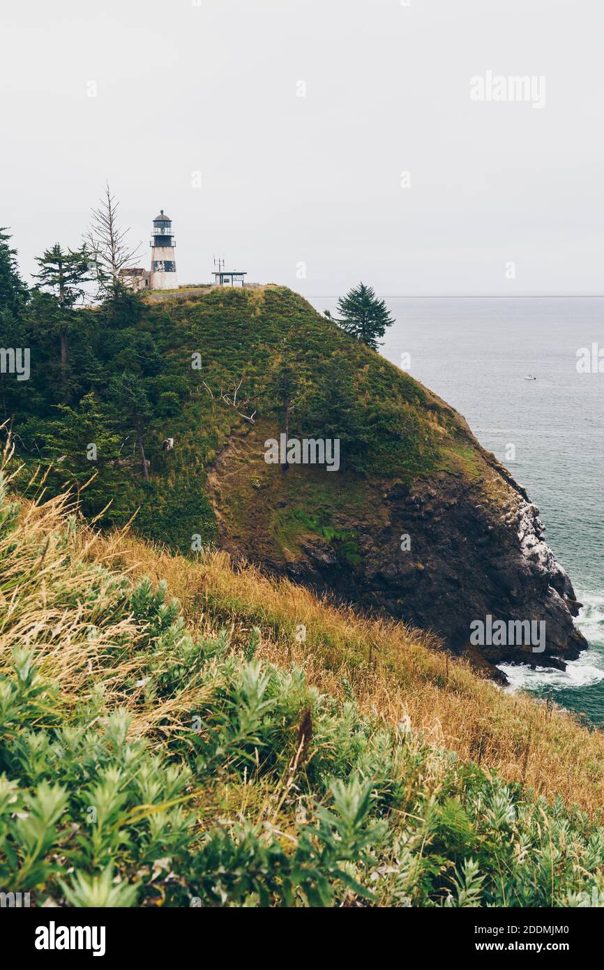 Cape Disappointment Lighthouse in Washington State at the State Park ...
