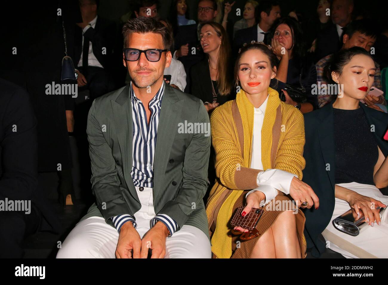 Johannes Huebl and Olivia Palermo at Hugo Boss fashion show during Milan  Fashion Week Fall/Winter 2020/2021 collections Stock Photo - Alamy