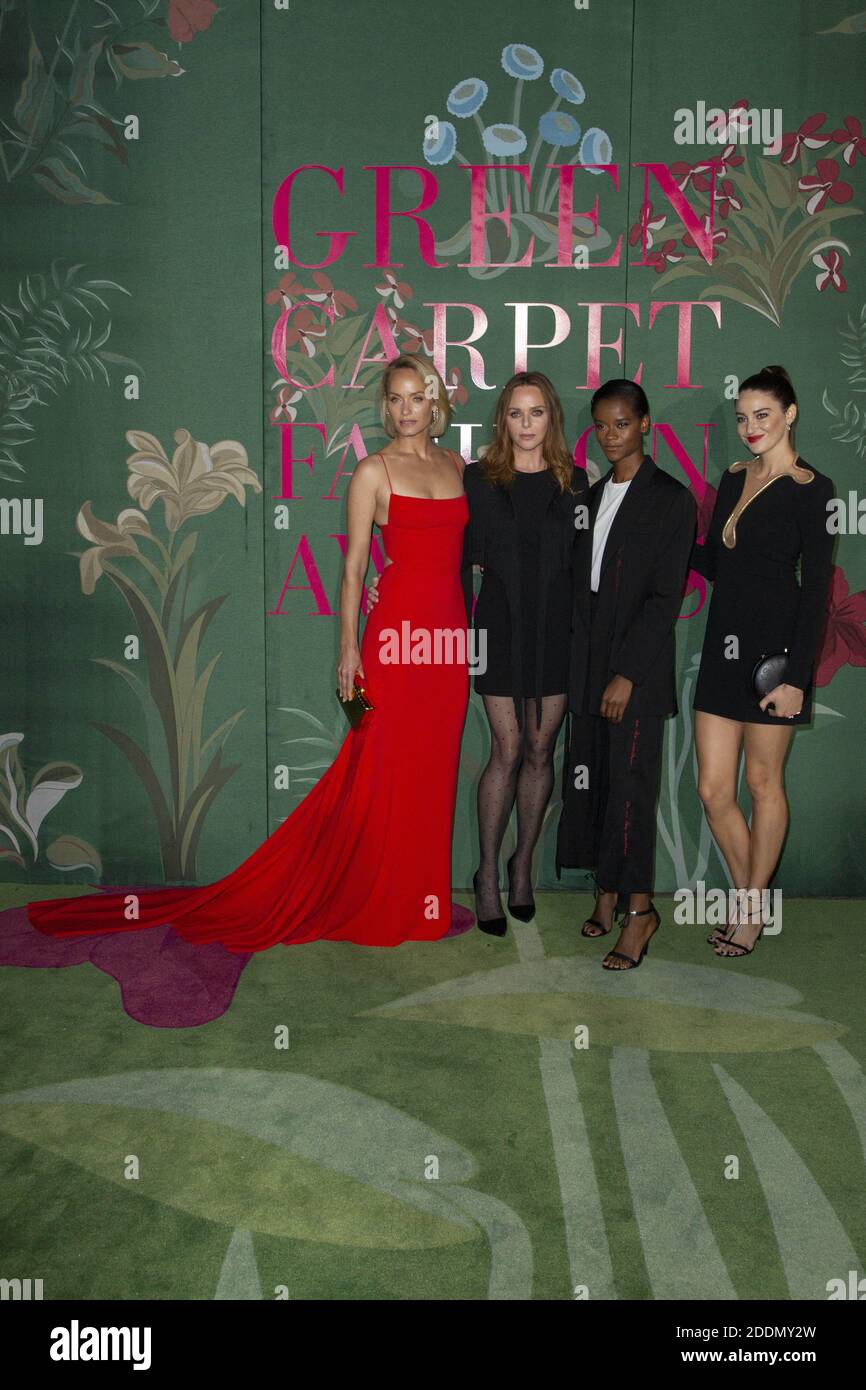 Amber Valletta, Stella McCartney, Letitia Wright and Shailene Woodley  attends the Green Carpet Fashion Awards during the Milan Spring/Summer 2020  Fashion Week on September 22, 2019 in Milan, Italy. Photo by Marco
