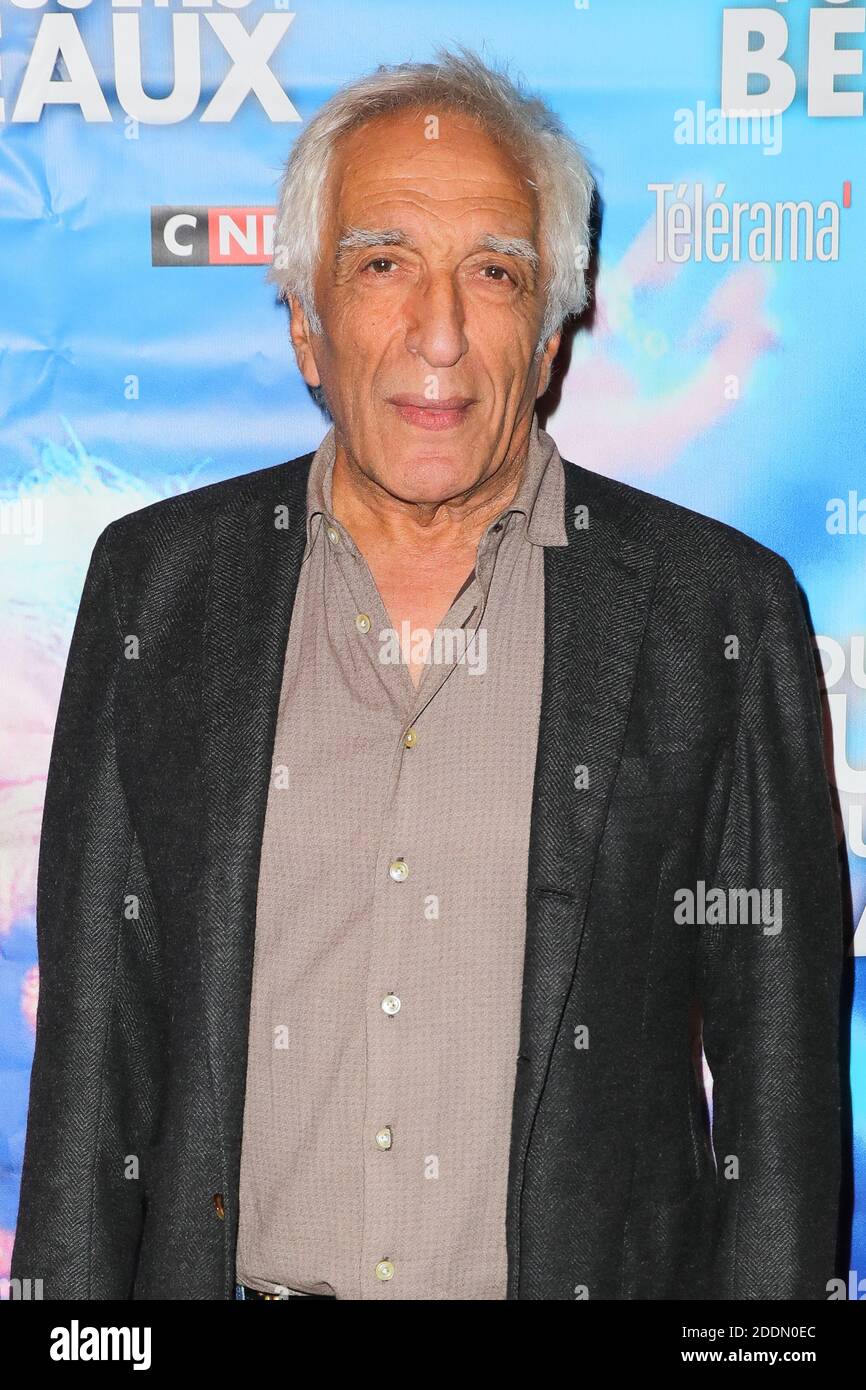 gerard darmon attending the premiere of vous etes jeunes vous etes beaux premiere held at the gaumont opera in paris france on september 23 2019 photo by david boyer abacapress com stock photo