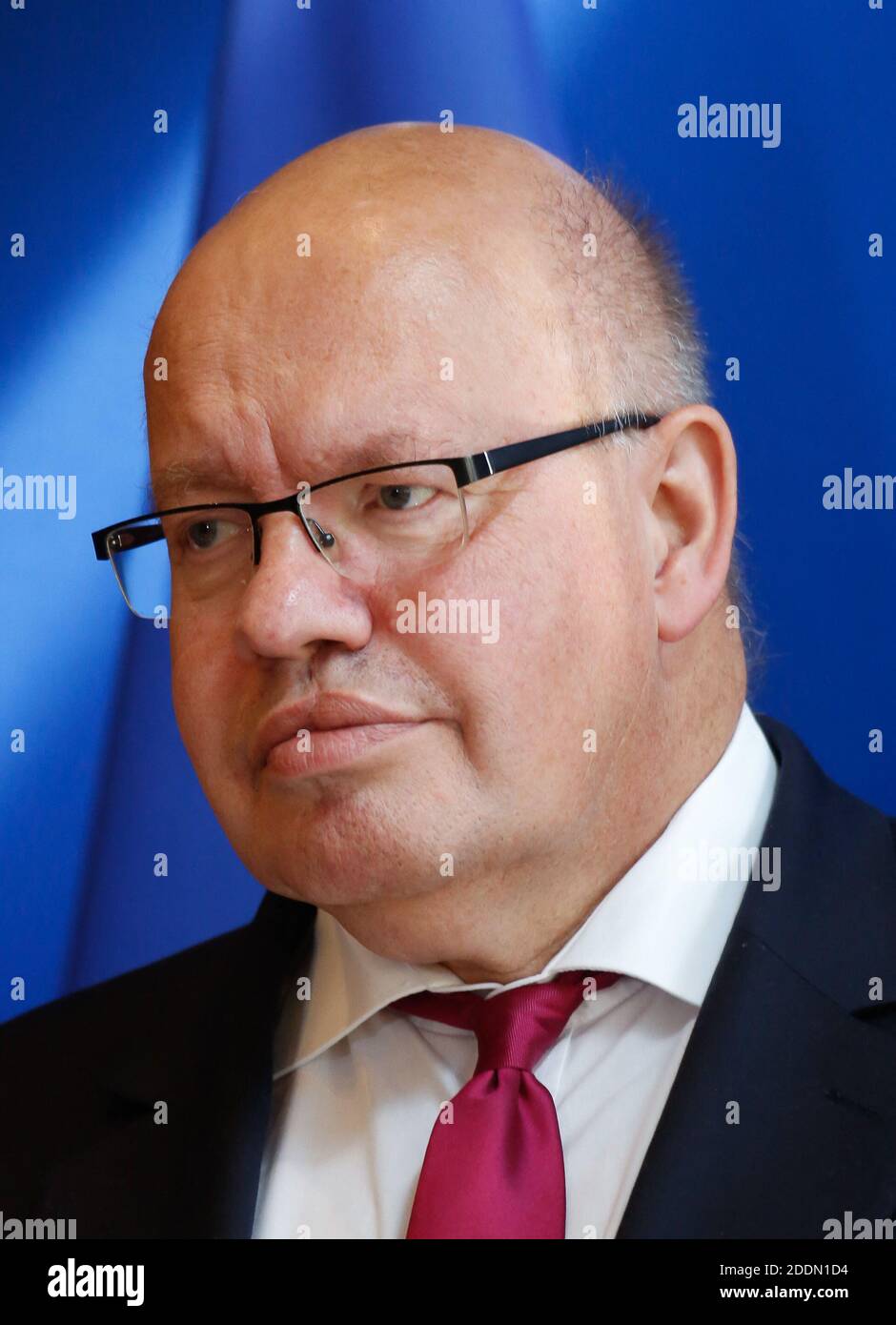 German Economy Minister Peter Altmaier speaks during a press conference following the 50th French German economic and financial council on September 19, 2019 in Paris. Photo by Jean-Bernard Vernier/JBV News/ABACAPRESS.COM Stock Photo