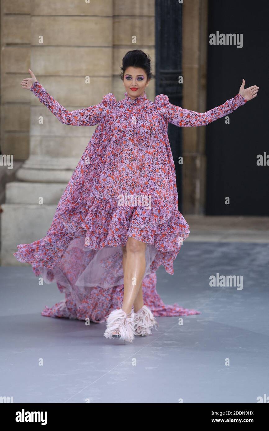 Aishwarya Rai walks the runway during the "Le Defile L'Oreal Paris" Show  show as part