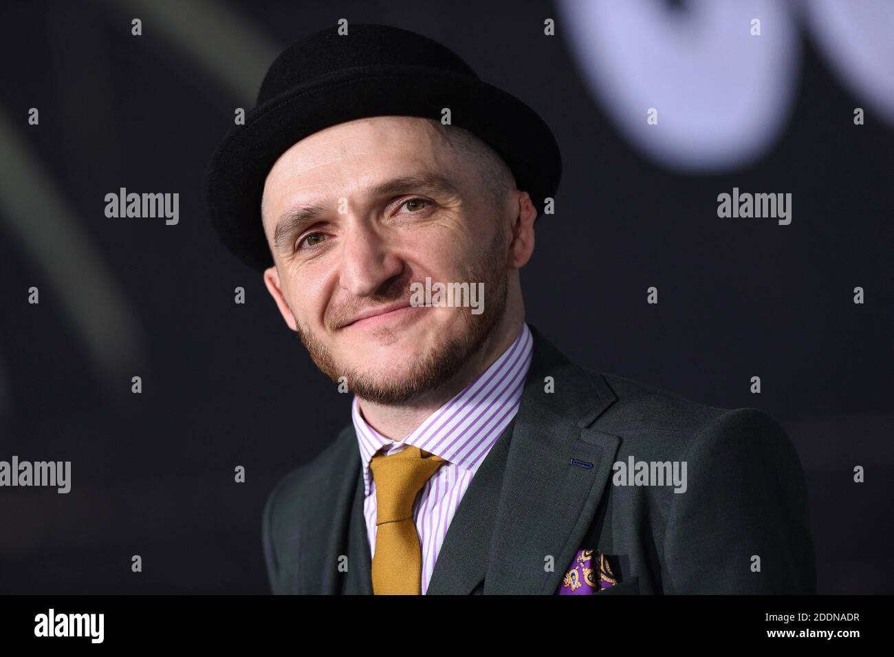 Leigh Gill attends the premiere of Warner Bros Pictures "Joker" on