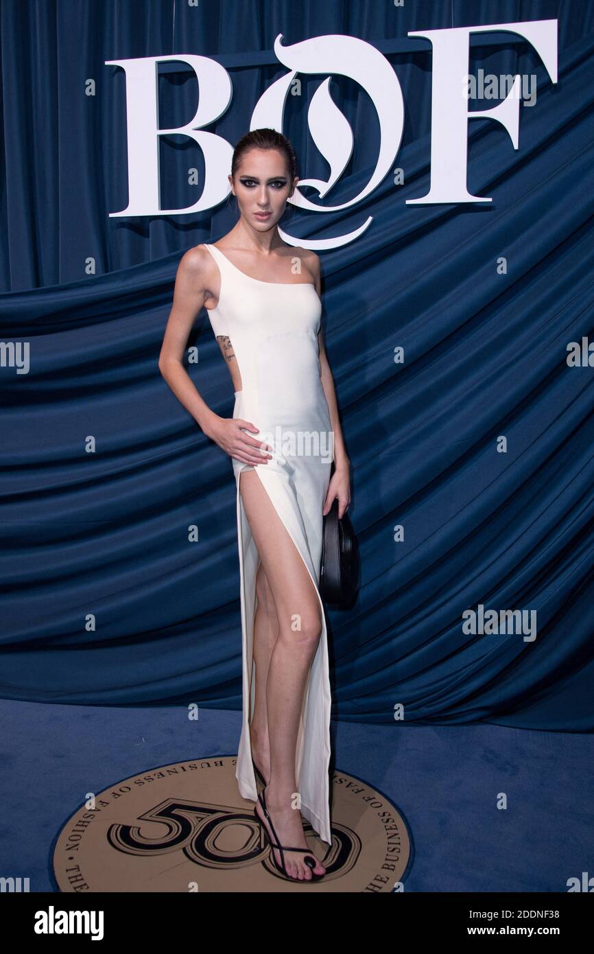 Teddy Quinlivan attending the BoF500 Gala as part of Paris Fashion Week
