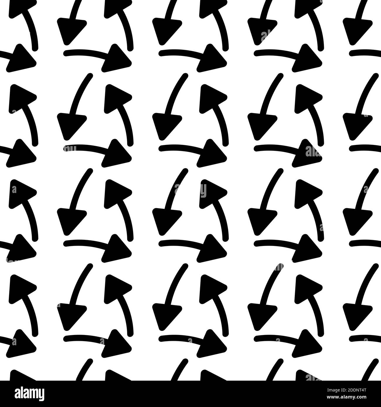 Vector seamless pattern with drawn arrows Eps10 Stock Vector Image ...