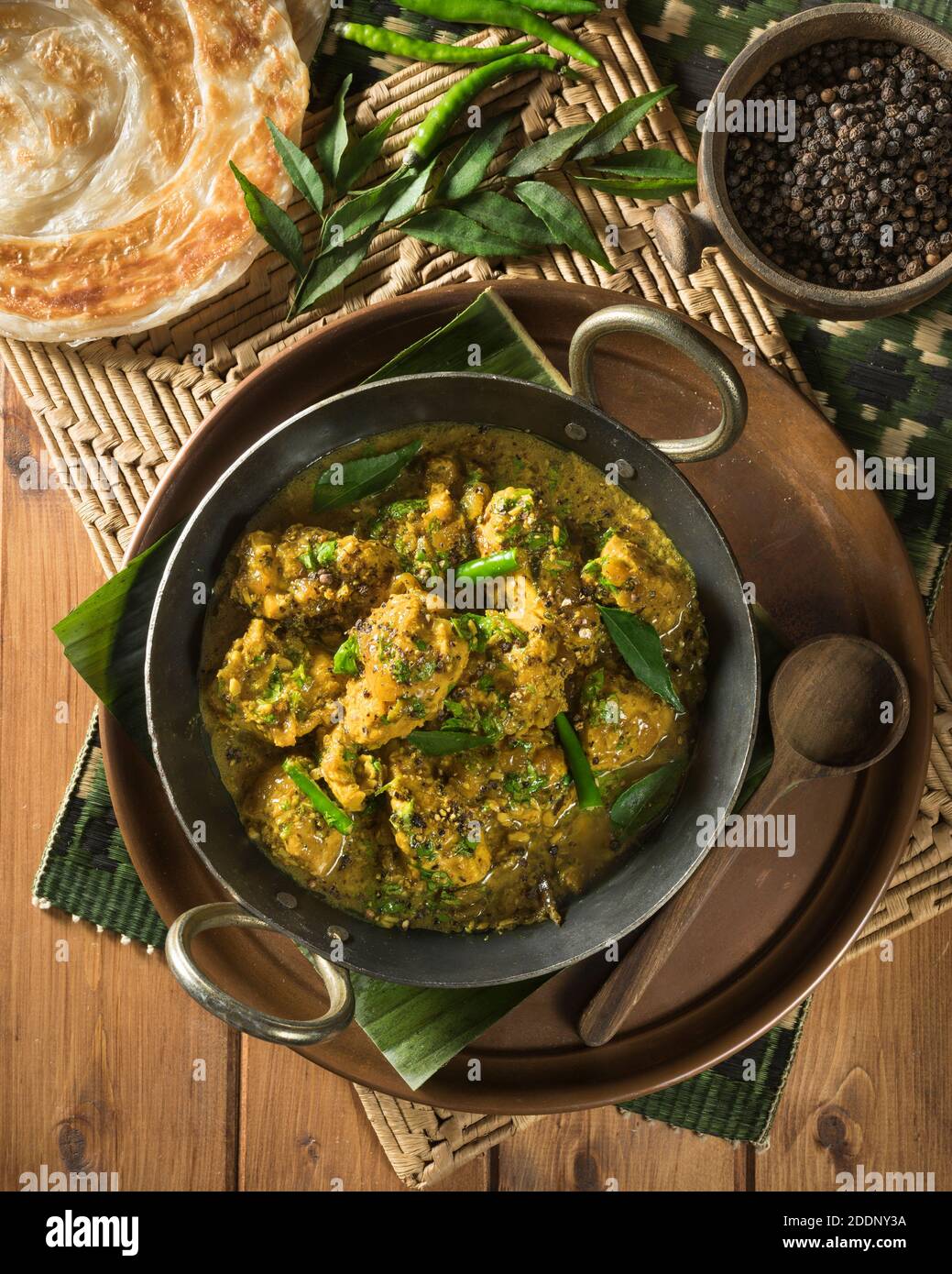 Andhra pepper chicken. South India Food Stock Photo Alamy