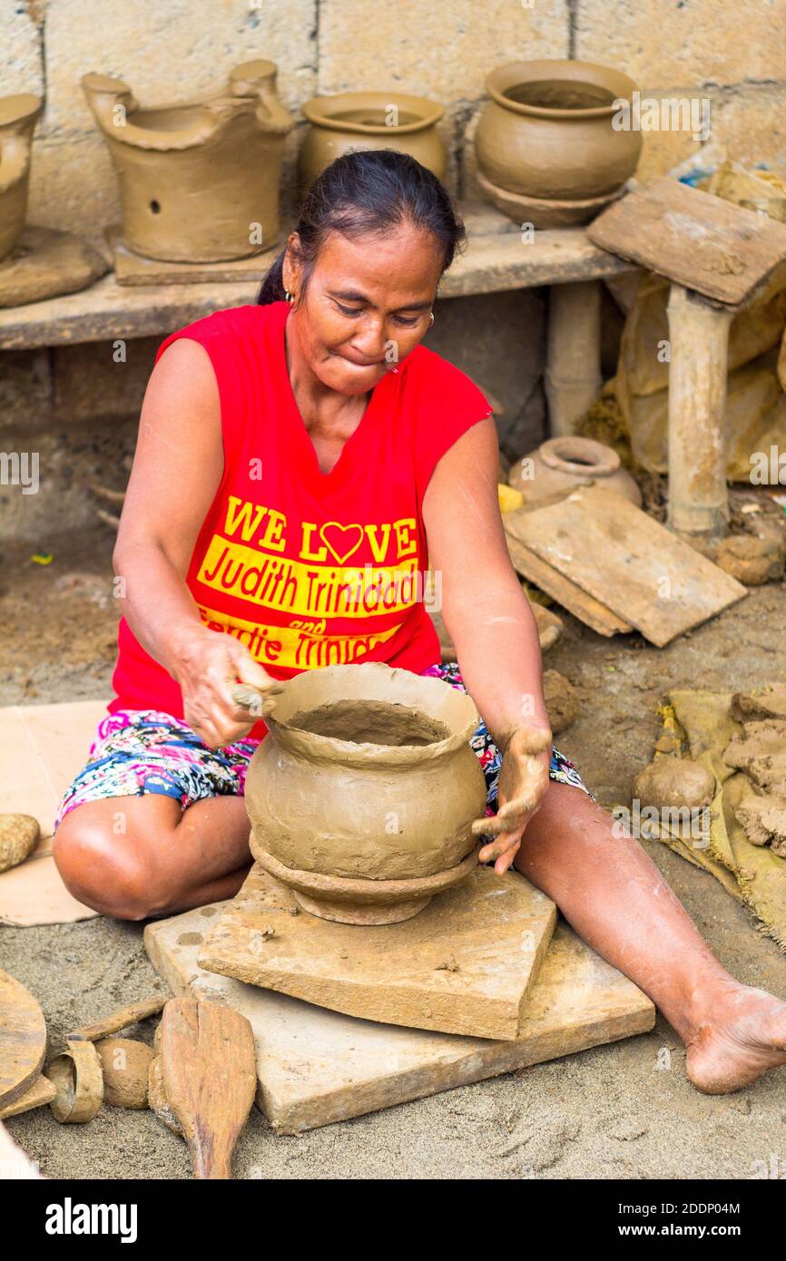 Local Pottery Making In Piat Cagayan Philippines 2DDP04M 