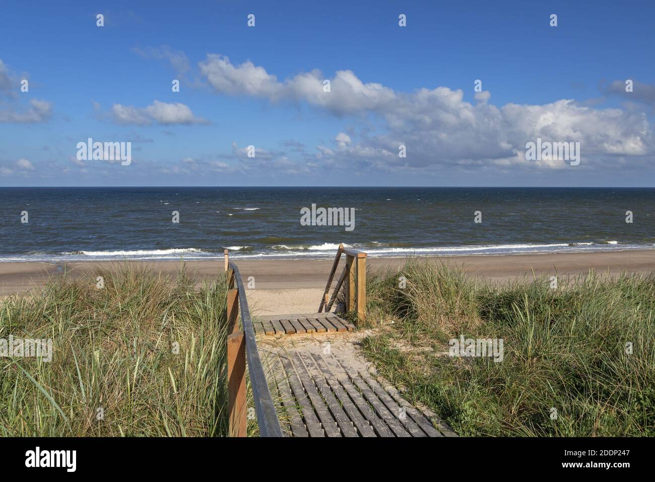 geography / travel, Germany, Schleswig-Holstein, isle Sylt, togher to the sea, Rantum, Additional-Rights-Clearance-Info-Not-Available Stock Photo