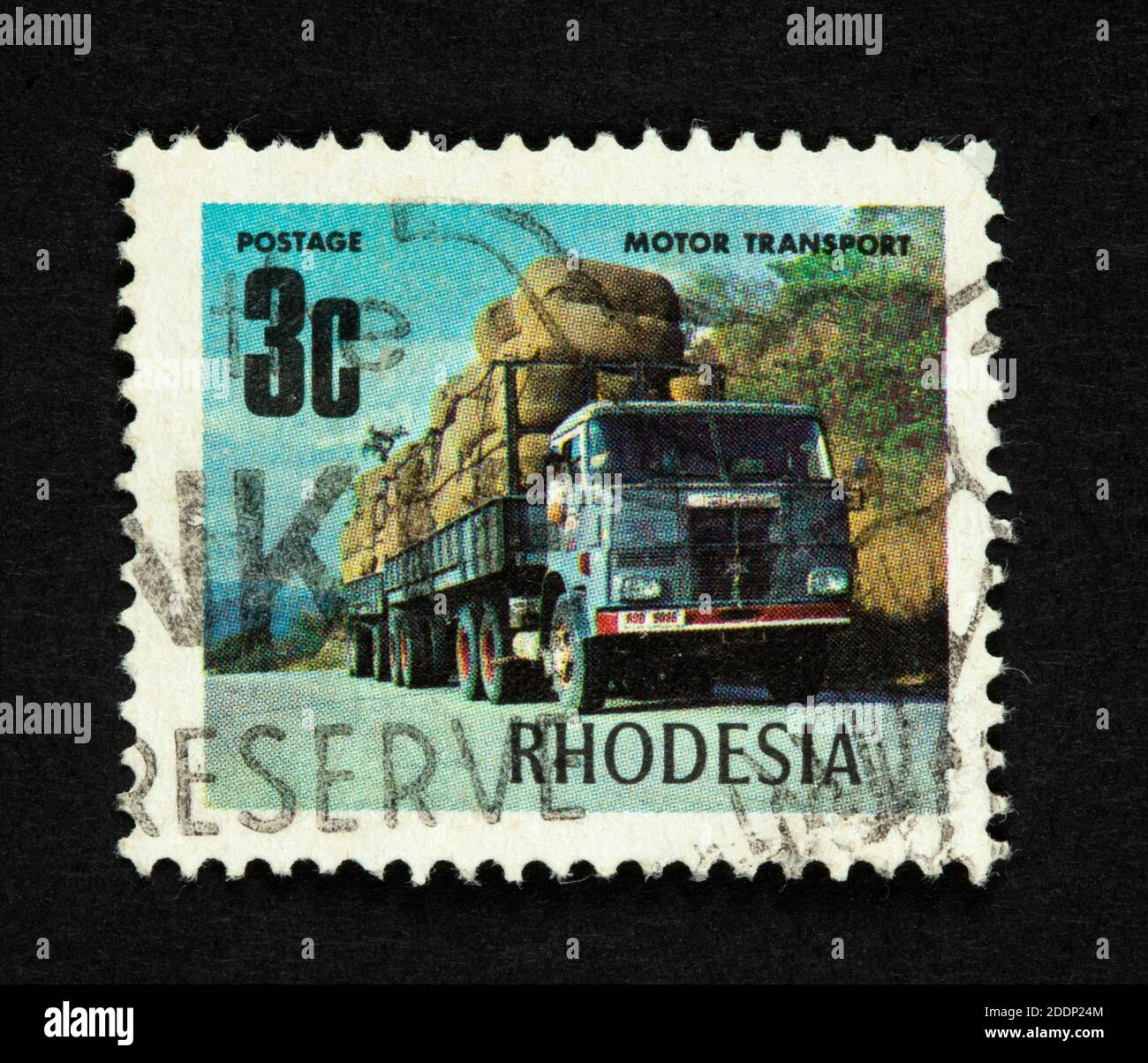 Rhodesian postage stamp Stock Photo