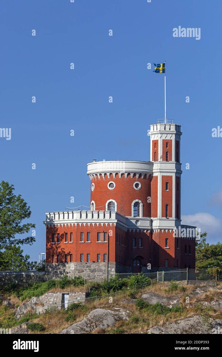 geography / travel, Sweden, Stockholm, Kastellet on Kastellholmen, Stockholm, Stockholms laen, South S, Additional-Rights-Clearance-Info-Not-Available Stock Photo