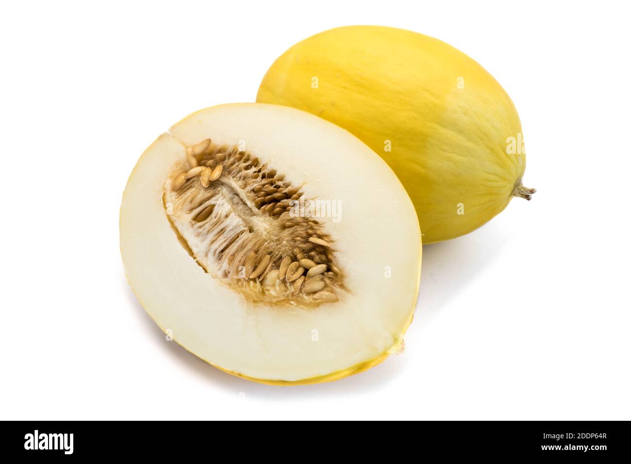 Honeydew melon isolated on white background Stock Photo