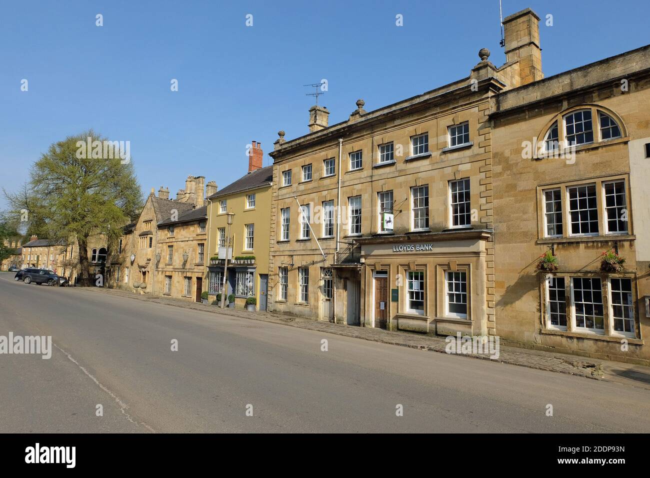 High Street, Chipping Campden, Glos, Cotswolds, England, UK Stock Photo