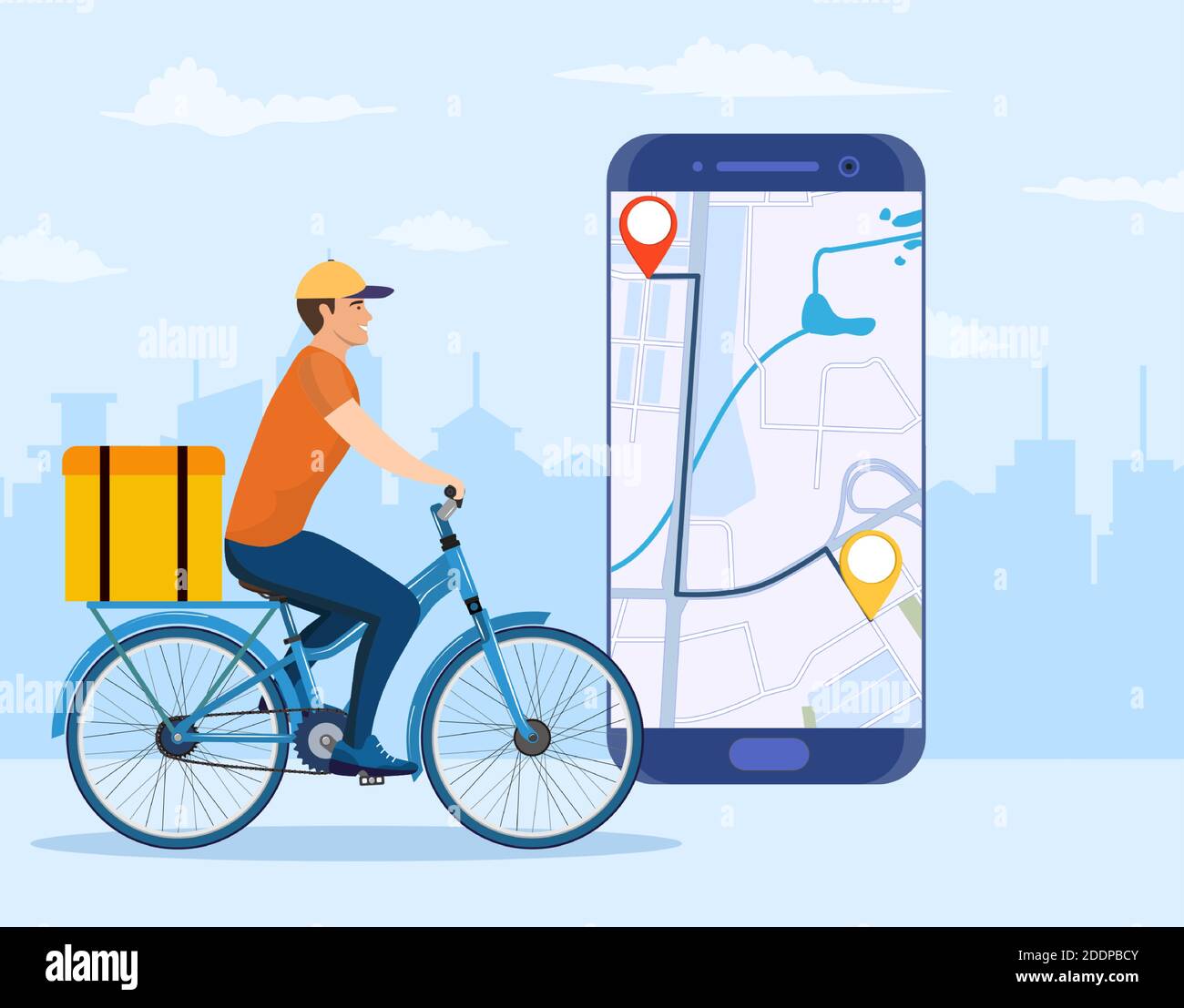Online delivery service concept Stock Vector Image & Art - Alamy