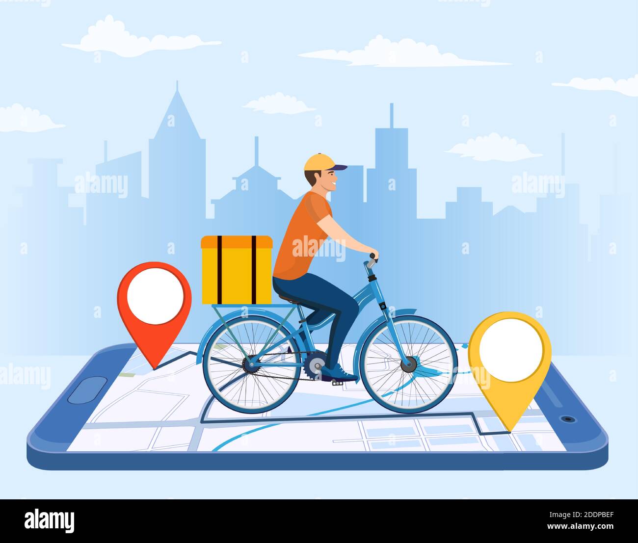 Online delivery service concept Stock Vector Image & Art - Alamy