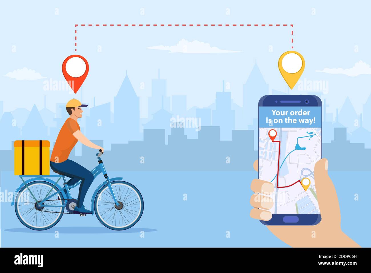 Online delivery service concept Stock Vector Image & Art - Alamy