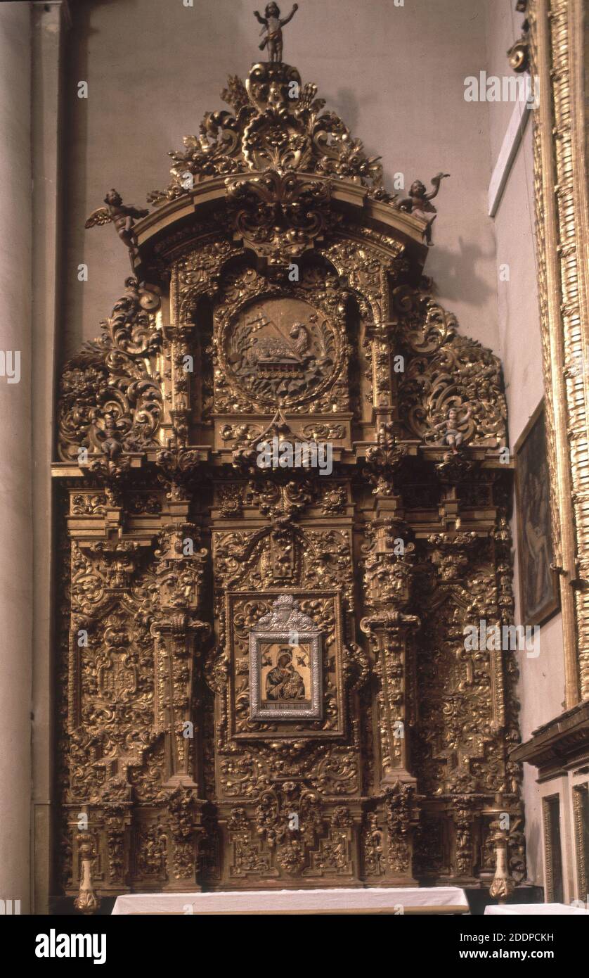 RETABLO. Location: IGLESIA DE LA COMPANIA. CORDOBA. SPAIN Stock Photo ...
