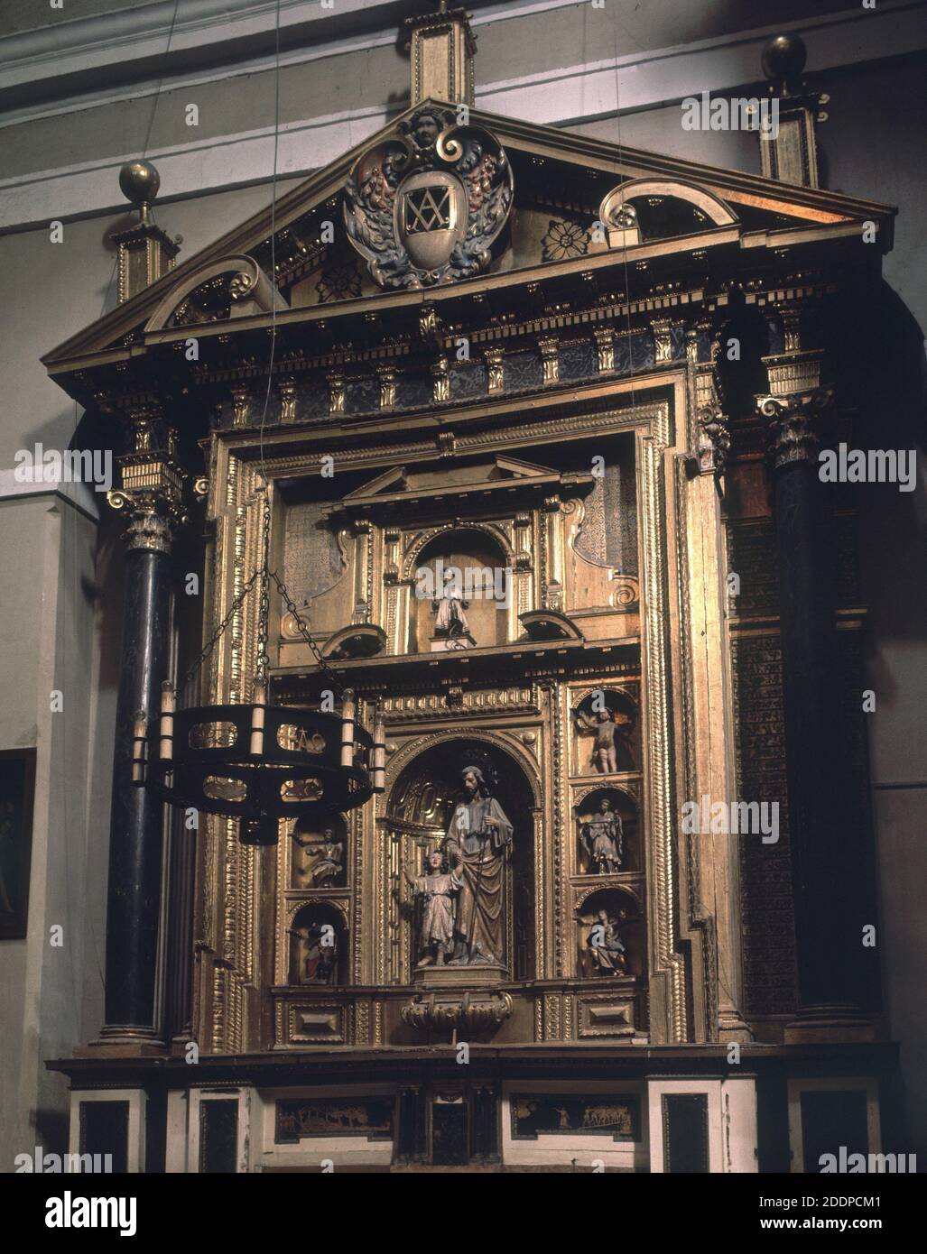 RETABLO. Location: IGLESIA DE LA COMPANIA. CORDOBA. SPAIN Stock Photo ...