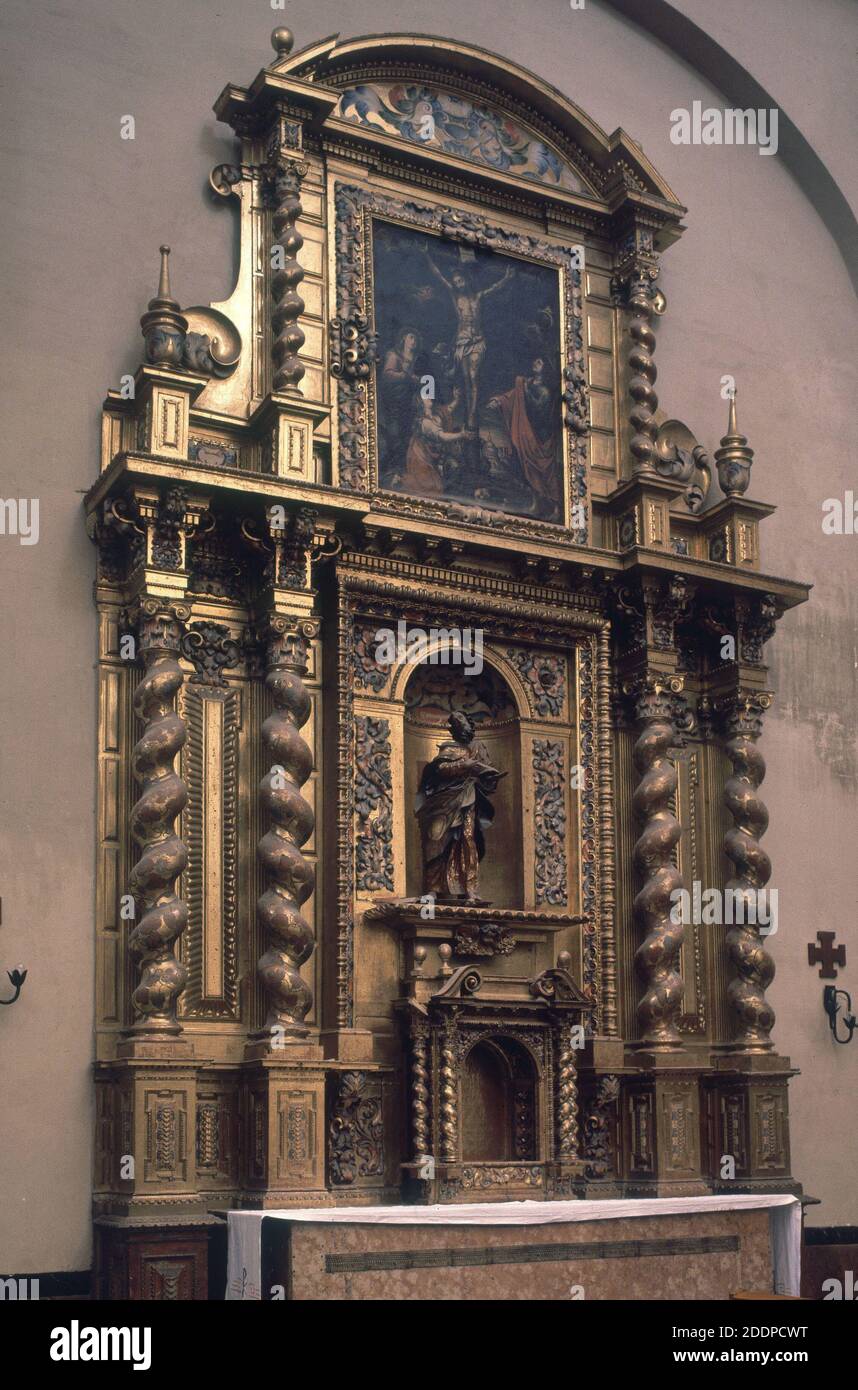 RETABLO. Location: IGLESIA DE LA COMPANIA. CORDOBA. SPAIN Stock Photo ...
