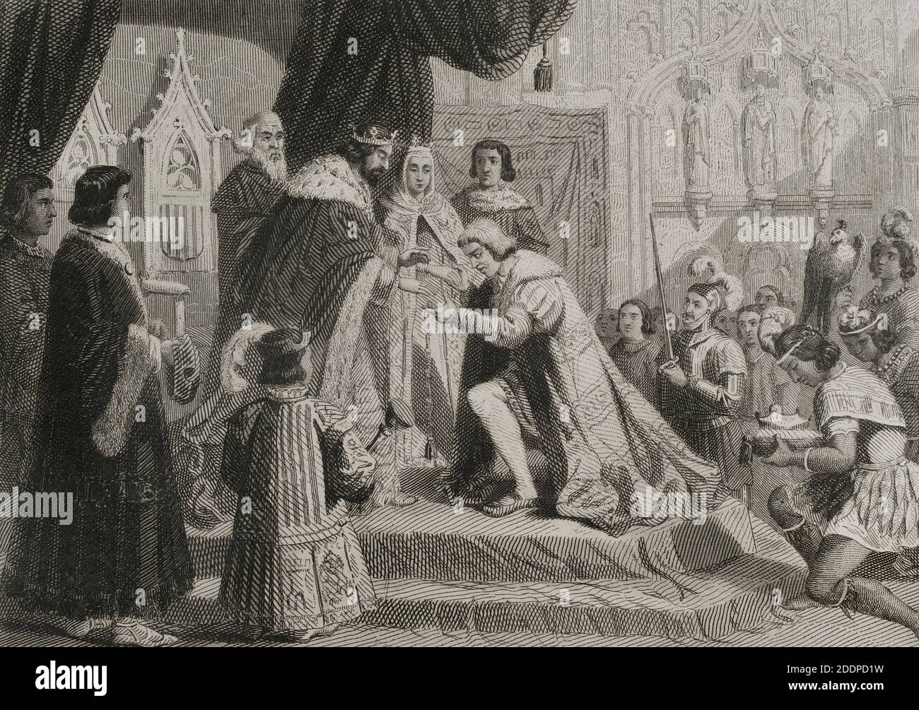 Cristobal colon reyes catolicos hi-res stock photography and images - Alamy