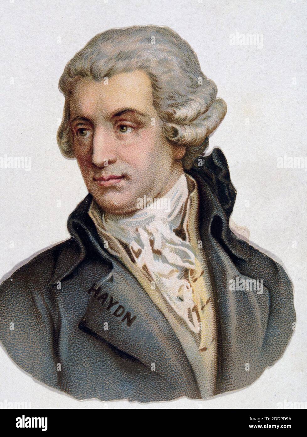 HAYDN, JOSEPH. COMPOSITOR AUSTRIACO. 1732-1809 LITOGRAFIA. Stock Photo